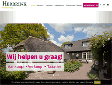 Tablet Screenshot of herbrink.nl